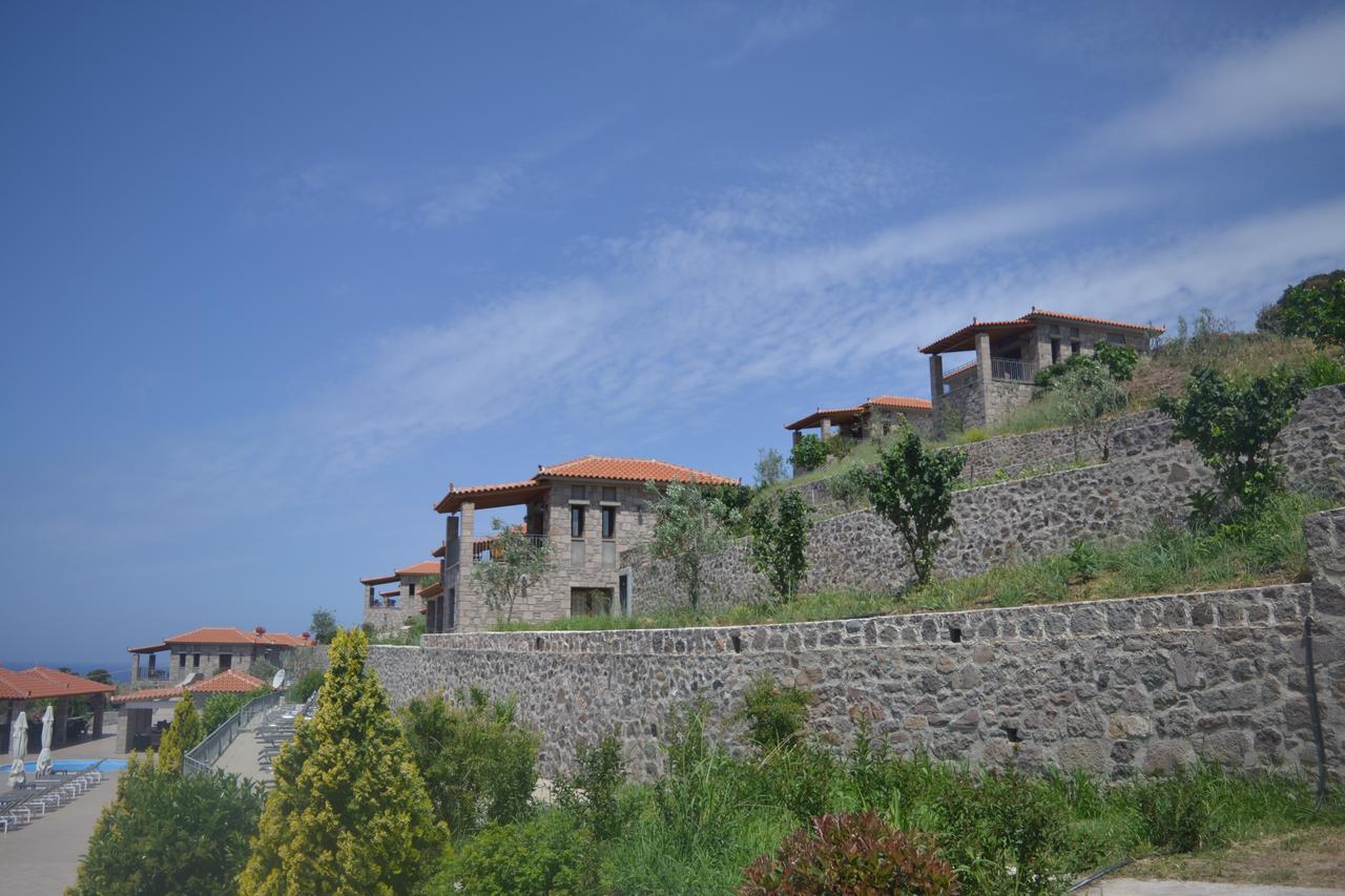 Villa Molivos Castle Mithimna Buitenkant foto